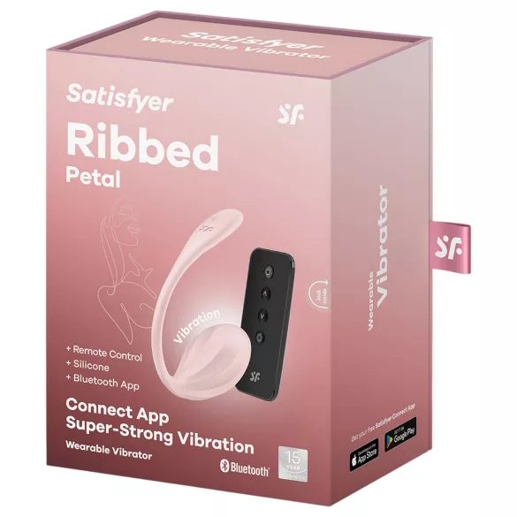 Satisfyer - ovetto vibrante wireless - superficie ondulata - rosa