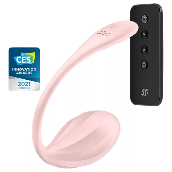 Satisfyer - ovetto vibrante wireless - superficie ondulata - rosa