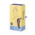 Satisfyer Dual Kiss - vibratore 2in1 clitoride e vaginale - viola