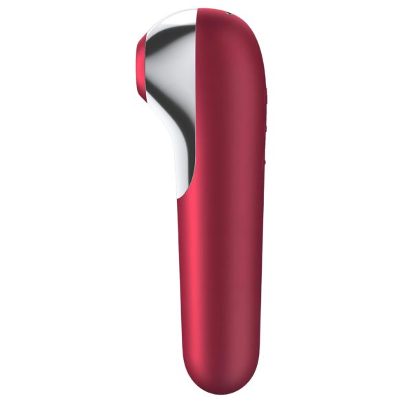 Satisfyer Dual Love - vibratore clitoride e vaginale smart - rosso