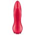Satisfyer Rotator Plug 1 - vibratore anale perlato - silicone rosso