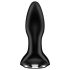 Satisfyer Rotator Plug 2 - plug anale vibrante perlato - silicone nero