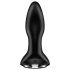 Satisfyer Rotator Plug 2 - plug anale vibrante perlato - silicone nero