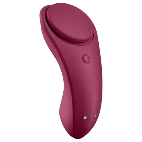 Satisfyer Sexy Secret - vibratore per slip smart impermeabile silicone rosso