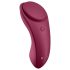 Satisfyer Sexy Secret - vibratore per slip smart impermeabile silicone rosso