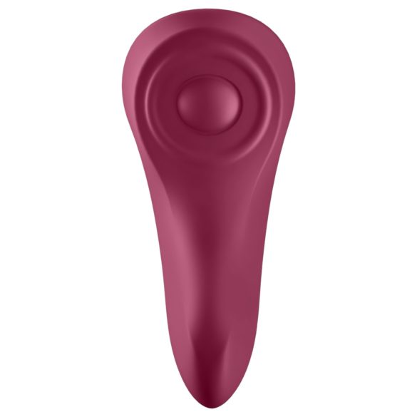 Satisfyer Sexy Secret - vibratore per slip smart impermeabile silicone rosso