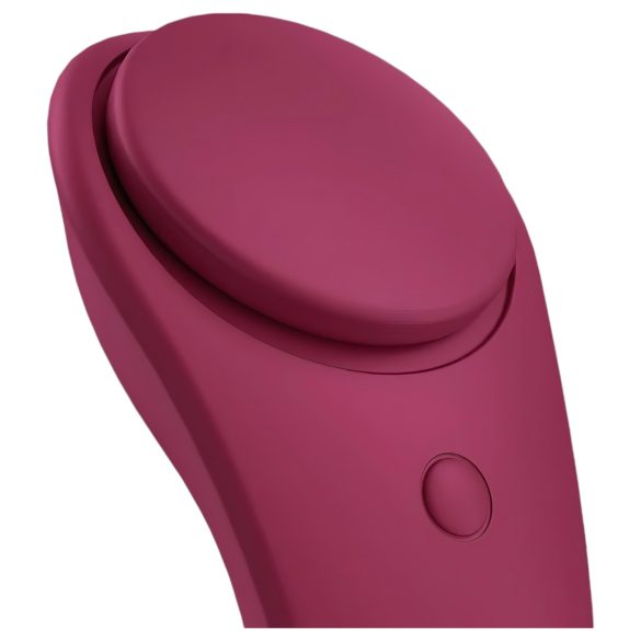Satisfyer Sexy Secret - vibratore per slip smart impermeabile silicone rosso