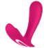 Satisfyer Top Secret - vibratore doppio motore con app - silicone rosa