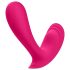 Satisfyer Top Secret - vibratore doppio motore con app - silicone rosa