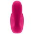 Satisfyer Top Secret - vibratore doppio motore con app - silicone rosa