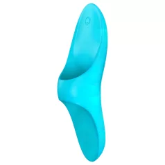   Satisfyer Teaser - vibratore da dito ricaricabile impermeabile turchese