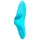 Satisfyer Teaser - vibratore da dito ricaricabile impermeabile turchese