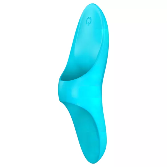 Satisfyer Teaser - vibratore da dito ricaricabile impermeabile turchese