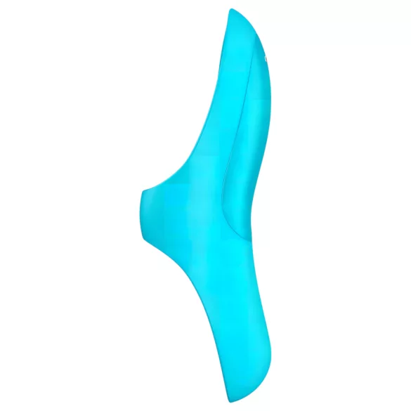 Satisfyer Teaser - vibratore da dito ricaricabile impermeabile turchese