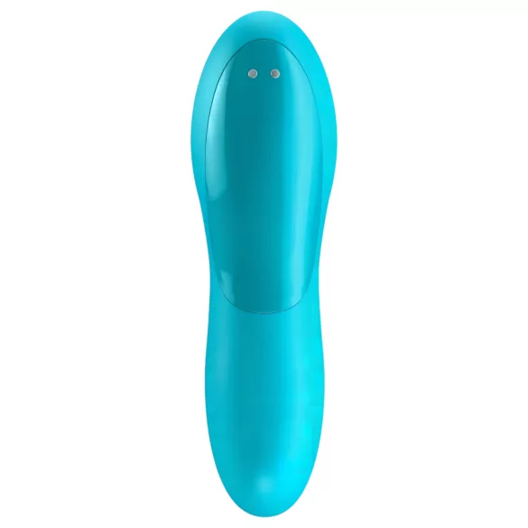 Satisfyer Teaser - vibratore da dito ricaricabile impermeabile turchese