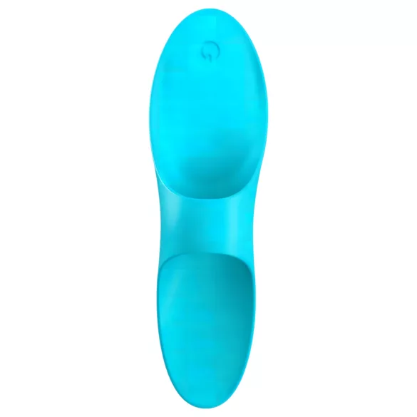 Satisfyer Teaser - vibratore da dito ricaricabile impermeabile turchese