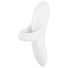   Satisfyer Bold Lover - vibratore da dita ricaricabile impermeabile bianco
