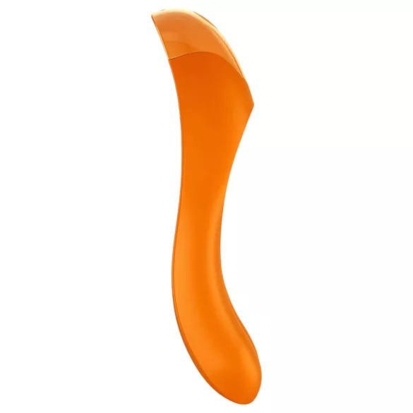 Satisfyer Candy Cane - vibratore ricaricabile waterproof doppio (arancione)