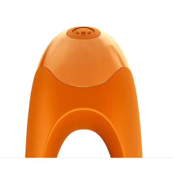 Satisfyer Candy Cane - vibratore ricaricabile waterproof doppio (arancione)