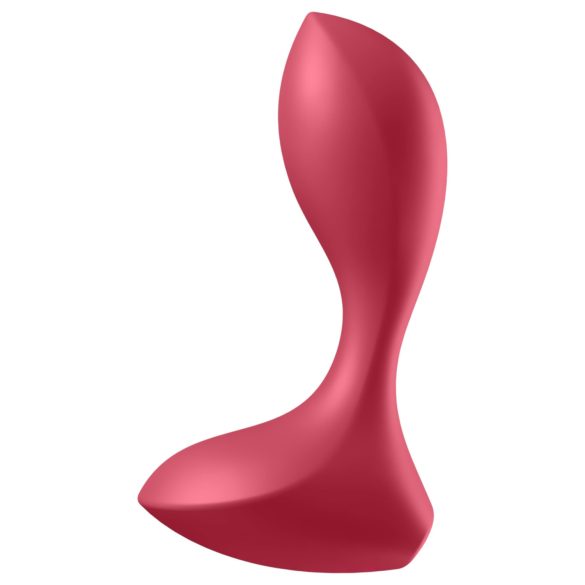 Satisfyer Backdoor Lover - vibratore anale ricaricabile impermeabile rosso