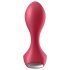 Satisfyer Backdoor Lover - vibratore anale ricaricabile impermeabile rosso