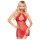 Penthouse - babydoll e perizoma in pizzo - rosso - M/L