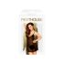 Penthouse Seduzione Casual - camicia da notte in pizzo e perizoma (nero) - M/L