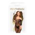 Penthouse Dreamy Diva - Tuta Carmen a Zigzag (Nera)