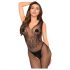 Penthouse Wild Catch - tuta senza maniche in rete (nero) - XL