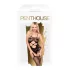 Penthouse - completo intimo a rete ondulata aperto - nero - XL