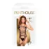 Penthouse - completo intimo rete - nero - XL