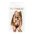 Penthouse - completo intimo rete aperto - nero - XL