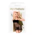 Penthouse Ecstasy Queen - abito rete a righe - nero - XL