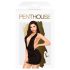 Penthouse - mini abito con collare e perizoma - nero - M/L