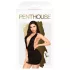 Penthouse - mini abito con collare e perizoma - nero - L/XL