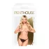 Penthouse Hot Getaway - tanga aperta con fiocco - pizzo nero - L/XL