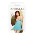 Penthouse - camicia da notte e perizoma - turchese - M/L