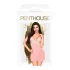 Penthouse - completo lingerie con reggicalze e perizoma - rosa - L/XL