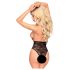 Penthouse Toxic Powder - body con scollo allacciato al collo - nero - M/L