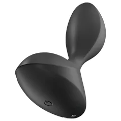 Satisfyer Sweet Seal - vibratore anale smart - silicone nero