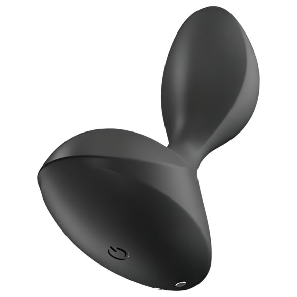 Satisfyer Sweet Seal - vibratore anale smart - silicone nero