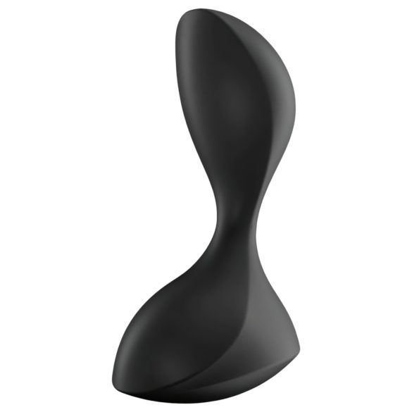 Satisfyer Sweet Seal - vibratore anale smart - silicone nero