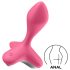 Satisfyer Game Changer - vibratore anale ricaricabile - silicone rosa