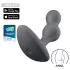 Satisfyer Deep Diver - vibratore anale controllato tramite app (grigio)