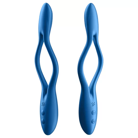 Satisfyer Elastic Game - vibratore coppia ricaricabile flessibile - silicone blu