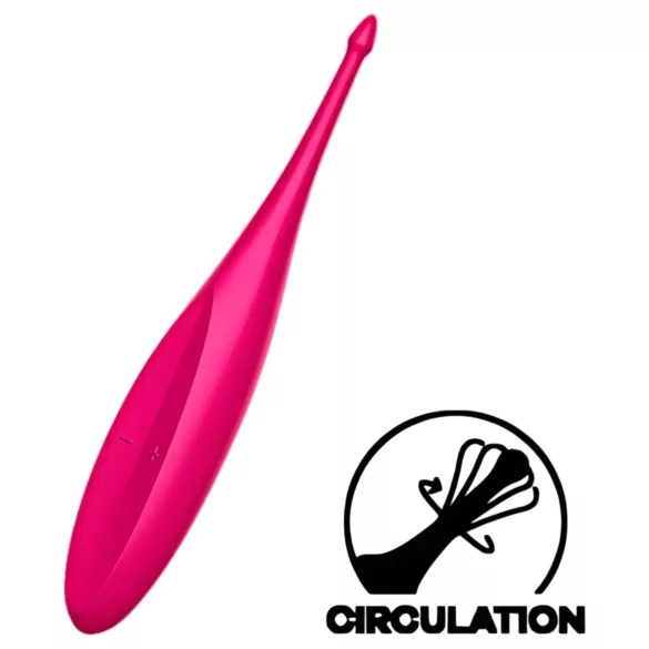 Satisfyer Twirling Fun - vibratore clitorideo ricaricabile impermeabile rosa