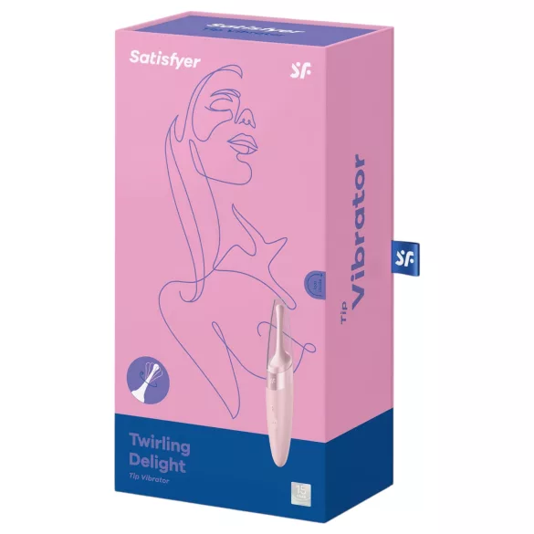 Satisfyer Twirling Delight - vibratore clitorideo impermeabile rosa