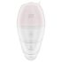 Satisfyer Supernova - vibratore 2in1 a onde d'aria ricaricabile (bianco)