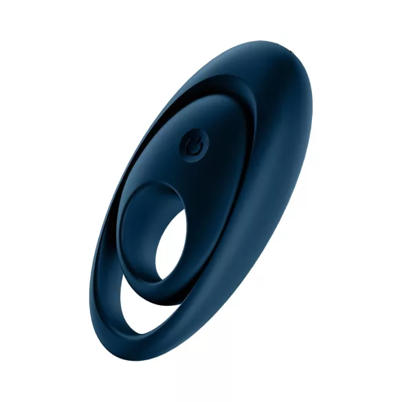 Satisfyer Glorious Duo - anello fallico vibrante - silicone blu