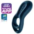 Satisfyer Epic Duo - Anello vibrante per pene con controllo tramite app, per uomini (nero)
